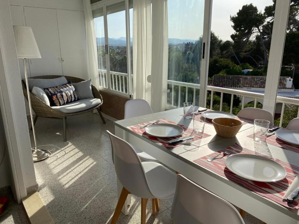 Jávea Apartamento Rosarioyemma - Primera Linea De Playa Con Vista Mar מראה חיצוני תמונה