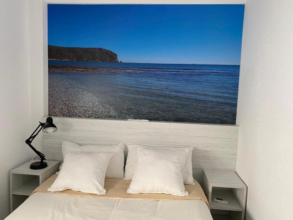 Jávea Apartamento Rosarioyemma - Primera Linea De Playa Con Vista Mar מראה חיצוני תמונה